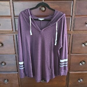 Women's Market & Spruce Pullover Hoodie Size 1X Maroon